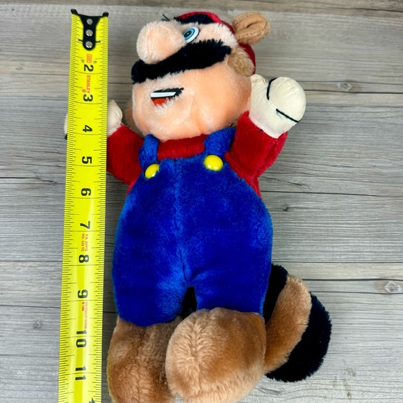 1990 ACME Super Mario Bros 3 Plush Tanooki Suit Stuffed Toy RARE - Picture 7 of 11